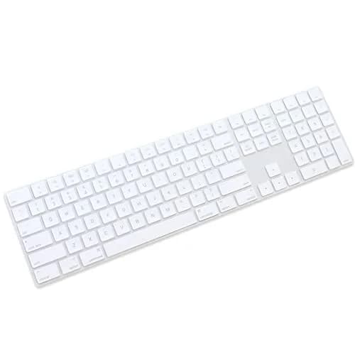 Masino Transparent Silicone Keyboard Skin for 2018 Magic Keyboard with Numeric Keypad (US Layout) | Protects from Spills & Dust thumbnail 1