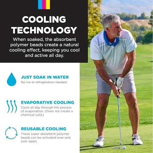 KOOLGATOR Evaporative Cooling Neck Wrap 1 Pack | Natural Cooling Relief for Active Use thumbnail 5