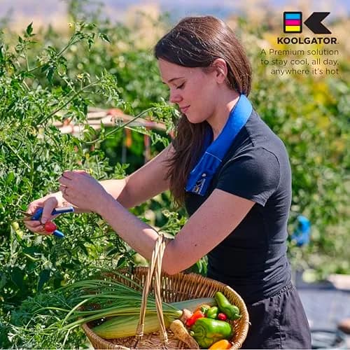 KOOLGATOR Evaporative Cooling Neck Wrap Golf Divot Drive 1 Pack | Natural Cooling Relief for Active Use thumbnail 8