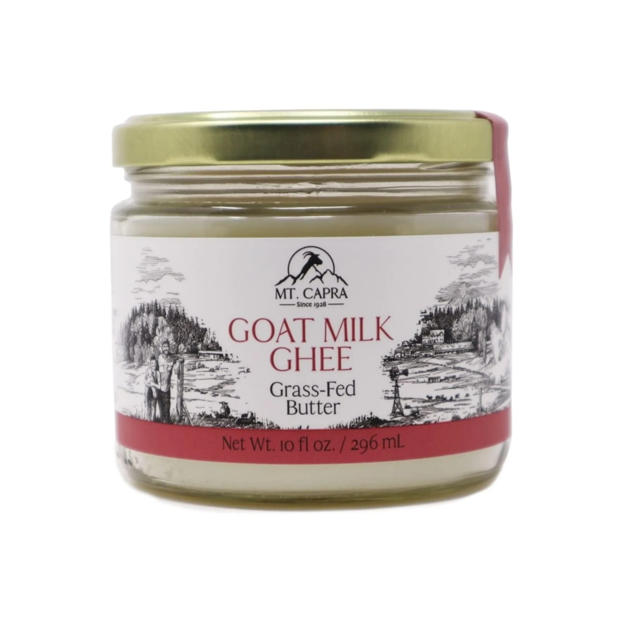 Mt. Capra Goat Milk Ghee | Unsalted, Pasture Raised | 10 fl oz