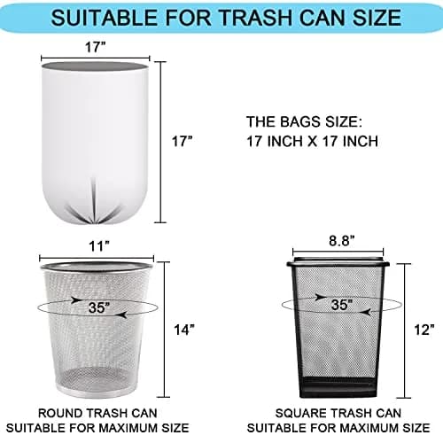 SOSOHOME Clear Small Trash Bags 1.2 Gallon (4.5 Liters) | 150 Count Value Pack thumbnail 2