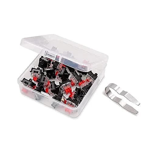 Granvela OUTEMU Red Mechanical Switches 20 Pack | Linear 45g Dustproof Hot-Swappable thumbnail 3
