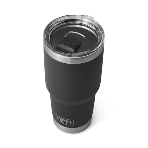 YETI Rambler 30 oz Stainless Steel Vacuum Insulated Tumbler w/ MagSlider Lid, Black | 887 ml (30 oz) Tumbler for Hot & Cold Drinks thumbnail 3