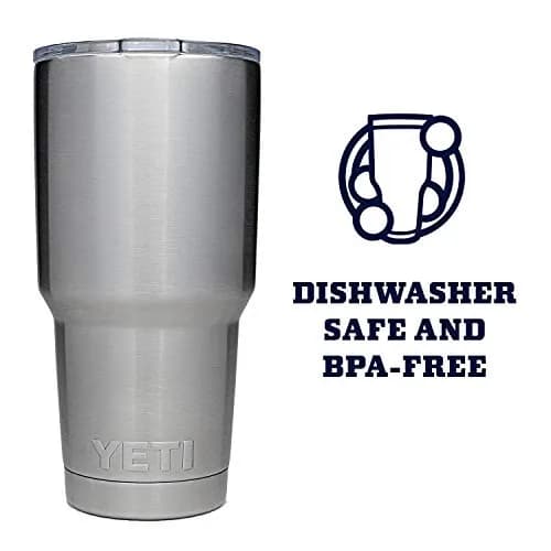 YETI Rambler 30 oz Stainless Steel Vacuum Insulated Tumbler with MagSlider Lid, 887 ml (30 oz) | Keeps Drinks Cold or Hot for Hours thumbnail 4