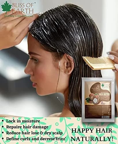 BLISS OF EARTH Organic Raw Shea Butter 100g (3.53oz) | Deeply Moisturizing for Skin & Hair thumbnail 7