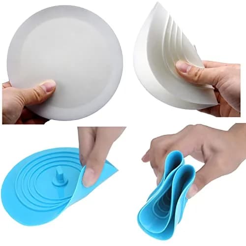 V-TOP Bath Tub Drain Stopper 2 Pack, 6 inch Silicone Drain Cover Tub Plug | Universal Fit for Kitchen & Bathroom thumbnail 8