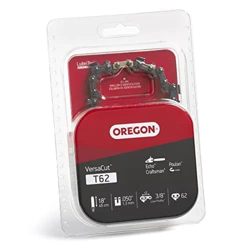Oregon Chainsaw Chain for 18" Bar, 3/8" LP, .050" Gauge, 62 Drive Links | High Performance for Light & Professional Use thumbnail 3