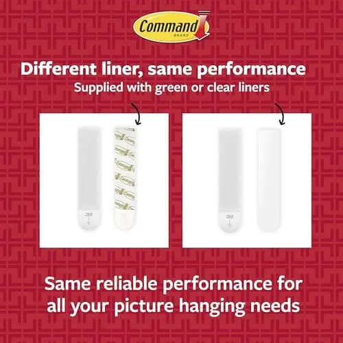 Command Small Picture Hanging Strips 36 Strips (18 Pairs) | Holds 4 lb Frames, Damage-Free Wall Hanging thumbnail 6