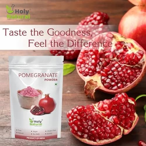 Holy Natural Pomegranate Powder 100g (3.52 Oz) | Organic Fruit Powder for Baking & Drinks thumbnail 3