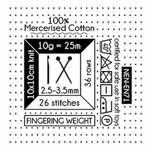 Scheepjes Icy Pink Cotton Yarn 50g | 100% Mercerized Cotton, Fine Gauge, Machine Washable thumbnail 5