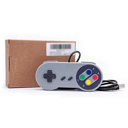 Rii Classic Retro USB Wired Game Controller for PC Gaming, Grey | 2 Pack, Compatible with Windows & Mac thumbnail 7
