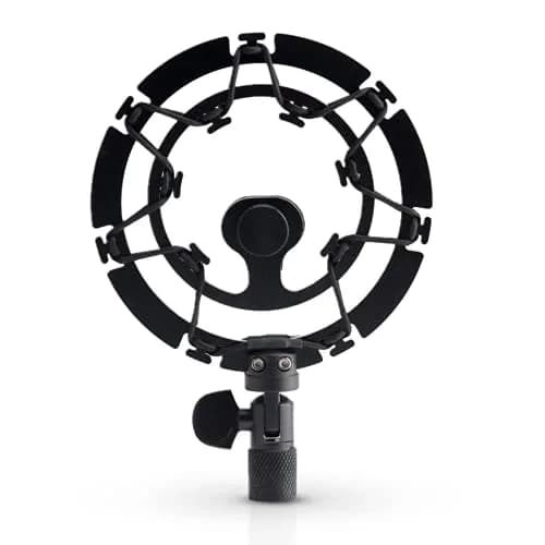 Auphonix Pro Microphone Shock Mount - Mic Holder Compatible w/Blue Yeti, Snowball & Pro Microphones | Vibration & Shock Protection thumbnail 1