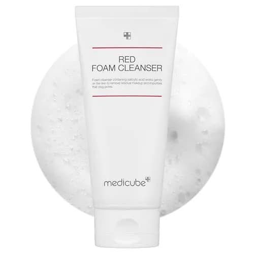 medicube Red Foam Cleanser 120ml (4.05 Fl Oz) | Deep Cleansing with Salicylic Acid thumbnail 1