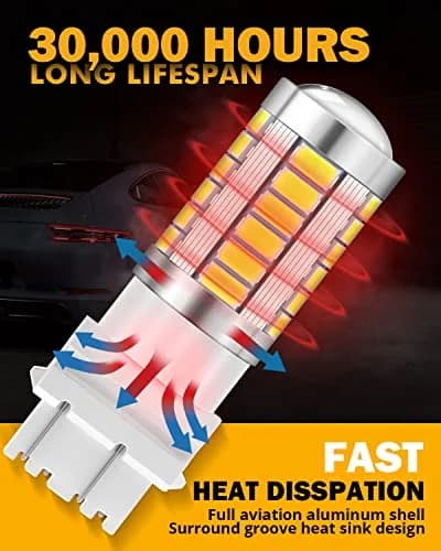 Auxbeam 3157 LED Bulbs White 4000 Lumens (Pack of 2) | Brighter Backup & Reverse Lights thumbnail 5