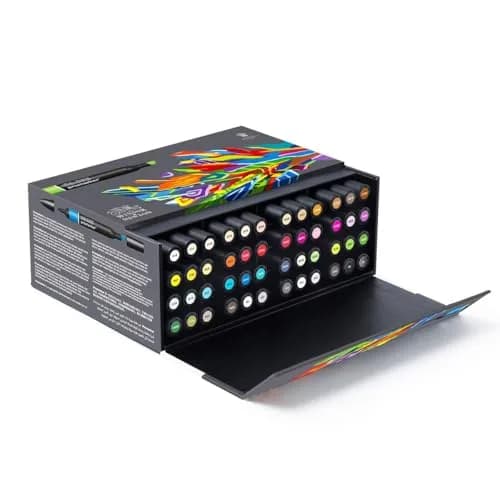 Winsor & Newton Promarker Essential Collection Set of 48 | Alcohol-Based Markers for Art & Craft thumbnail 1