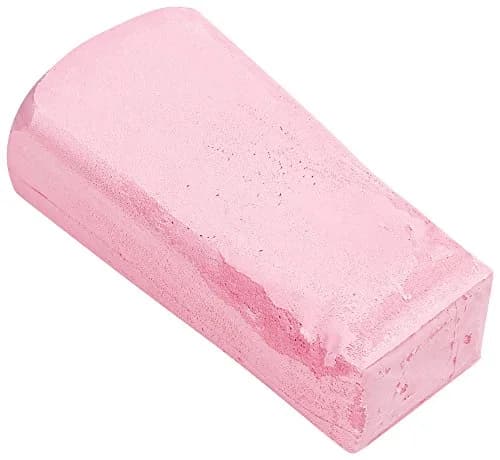 PFERD Large Polishing Paste Bar 5-1/2" x 2 x 2-3/4 Pink | High-Gloss Metal Finish thumbnail 1
