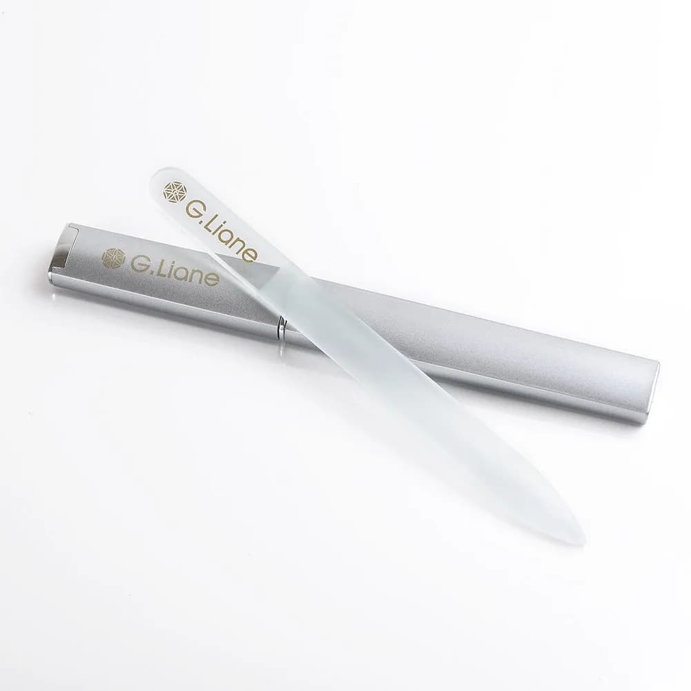 G.Liane Crystal Nail File Set–Professional Nail File Manicure Pedicure Kit for Natural Nails Acrylic Nails Gels Nails Manicure Tools for Home and Salon (140x12x3mm | Extra Fine 200 grit) - main product image