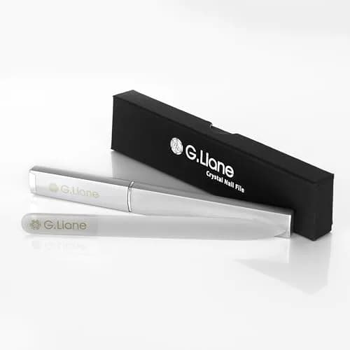 G.Liane Crystal Nail File Set–Professional Nail File Manicure Pedicure Kit for Natural Nails Acrylic Nails Gels Nails Manicure Tools for Home and Salon (140x12x3mm | Extra Fine 200 grit) thumbnail 9