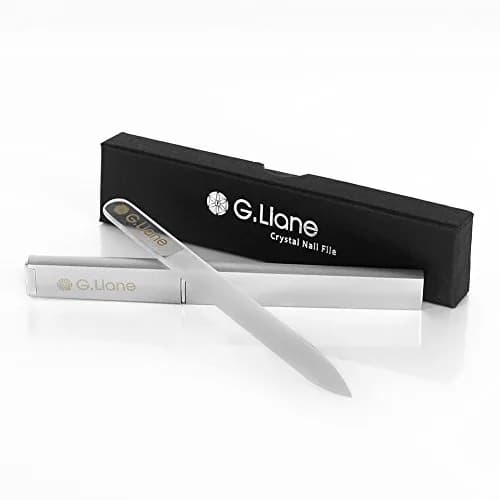 G.Liane Crystal Nail File Set–Professional Nail File Manicure Pedicure Kit for Natural Nails Acrylic Nails Gels Nails Manicure Tools for Home and Salon (140x12x3mm | Extra Fine 200 grit) thumbnail 3
