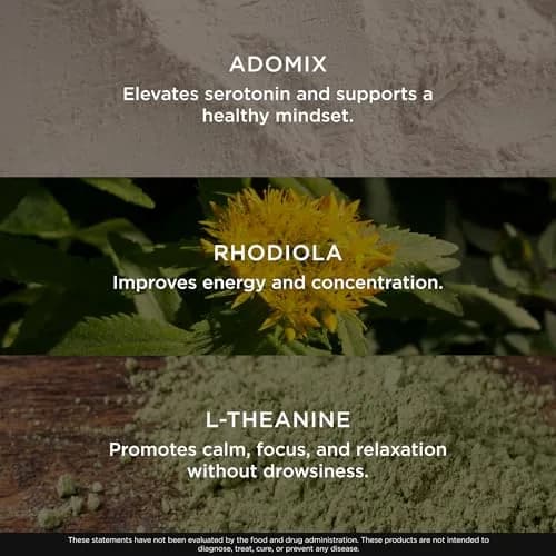 The Genius Brand Genius Joy Nootropic Mood Supplement, 100 Veggie Pills | Mood Boosting Vitamins & Minerals for Focus & Wellbeing thumbnail 5
