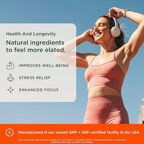 The Genius Brand Genius Joy Nootropic Mood Supplement, 100 Veggie Pills | Mood Boosting Vitamins & Minerals for Focus & Wellbeing thumbnail 3