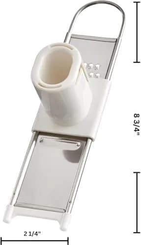 Fante's Uncle Cristian's Garlic Slicer Grater 21cm (8.75-Inches) | Stainless Steel Kitchen Tool thumbnail 3