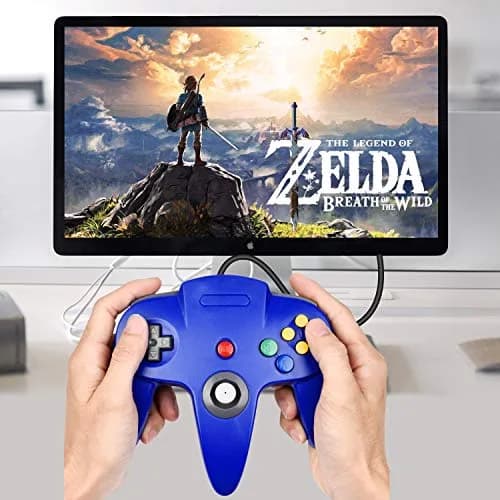 SAFFUN Classic N64 Controller Wired USB Gamepad 203.2 cm (6.6 ft) | Plug and Play for PC and Raspberry Pi thumbnail 5