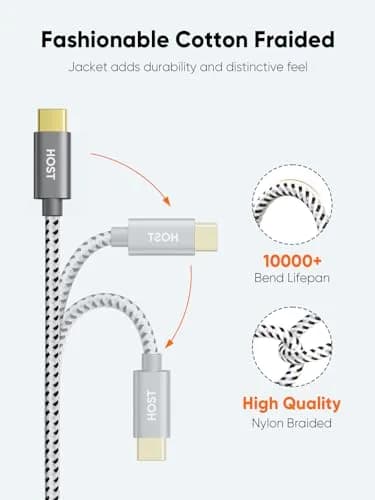 CableCreation Short Braided USB C to Micro USB Cable 0.2M (0.65 FT) | 480Mbps Data Transfer thumbnail 5