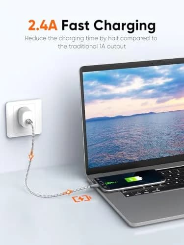 CableCreation Short Braided USB C to Micro USB Cable 0.2M (0.65 FT) | 480Mbps Data Transfer thumbnail 6