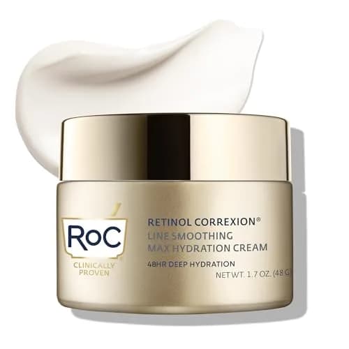 RoC Retinol Correxion Max Daily Hydration Face Moisturizer 50ml (1.7 Fl Oz) | Oil-Free Anti-Aging Cream for Fine Lines thumbnail 1