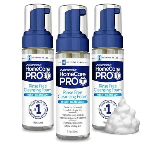 Welmedix No Rinse Cleansing Foam 450ml (15 Fl Oz) | Hospital Grade 3-in-1 Body Wash & Shampoo for Sensitive Skin thumbnail 1