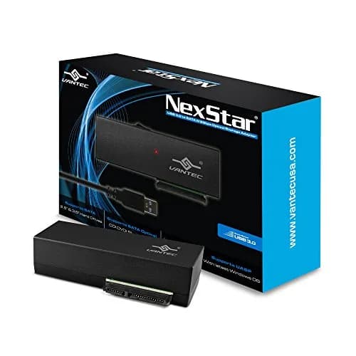 Vantec NexStar USB 3.0 to SATA 6Gbps Optical/Storage Adapter, Black | 100W Charging & 40Gbps Data Transfer thumbnail 1