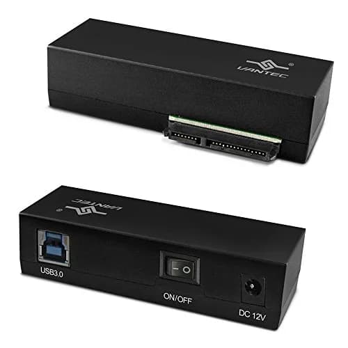 Vantec NexStar USB 3.0 to SATA 6Gbps Optical/Storage Adapter, Black | 100W Charging & 40Gbps Data Transfer thumbnail 7