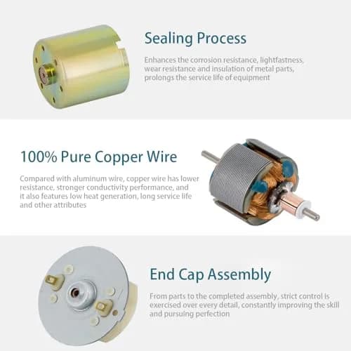 Greartisan DC 24V 1000RPM Gear Motor High Torque Electric Micro Speed Reduction Geared Motor 37mm Diameter Gearbox thumbnail 4