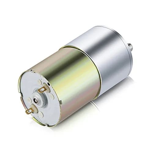 Greartisan DC 12V 1000RPM Gear Motor High Torque Electric Micro Speed Reduction Geared Motor Eccentric Output Shaft 37mm Diameter Gearbox | All-Metal Gears, 1000 RPM, 12V thumbnail 7