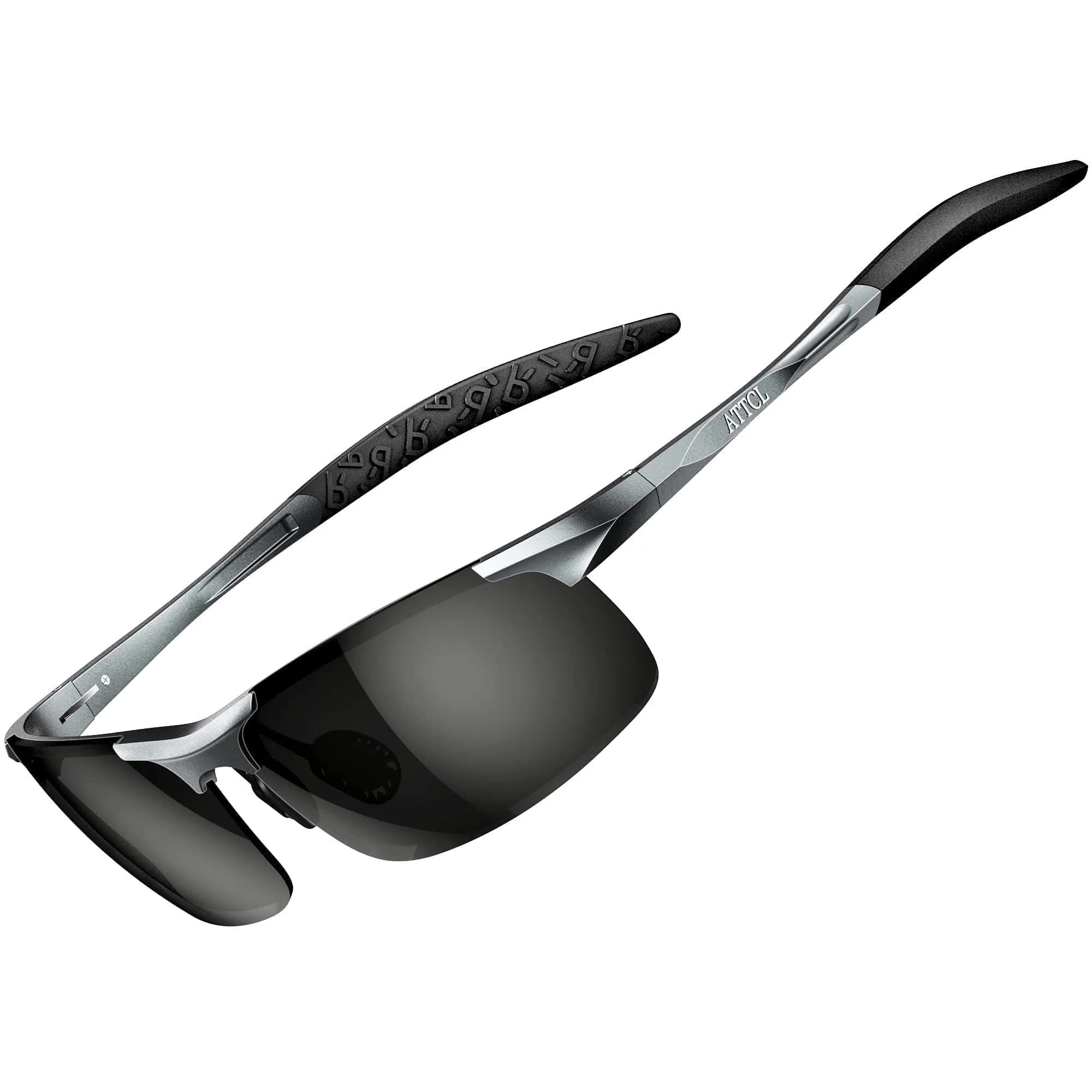 ATTCL Polarized Sunglasses Men Al-Mg Metal UV400 | Lightweight, Anti-Glare, Vivid Vision (70-120 chars)
