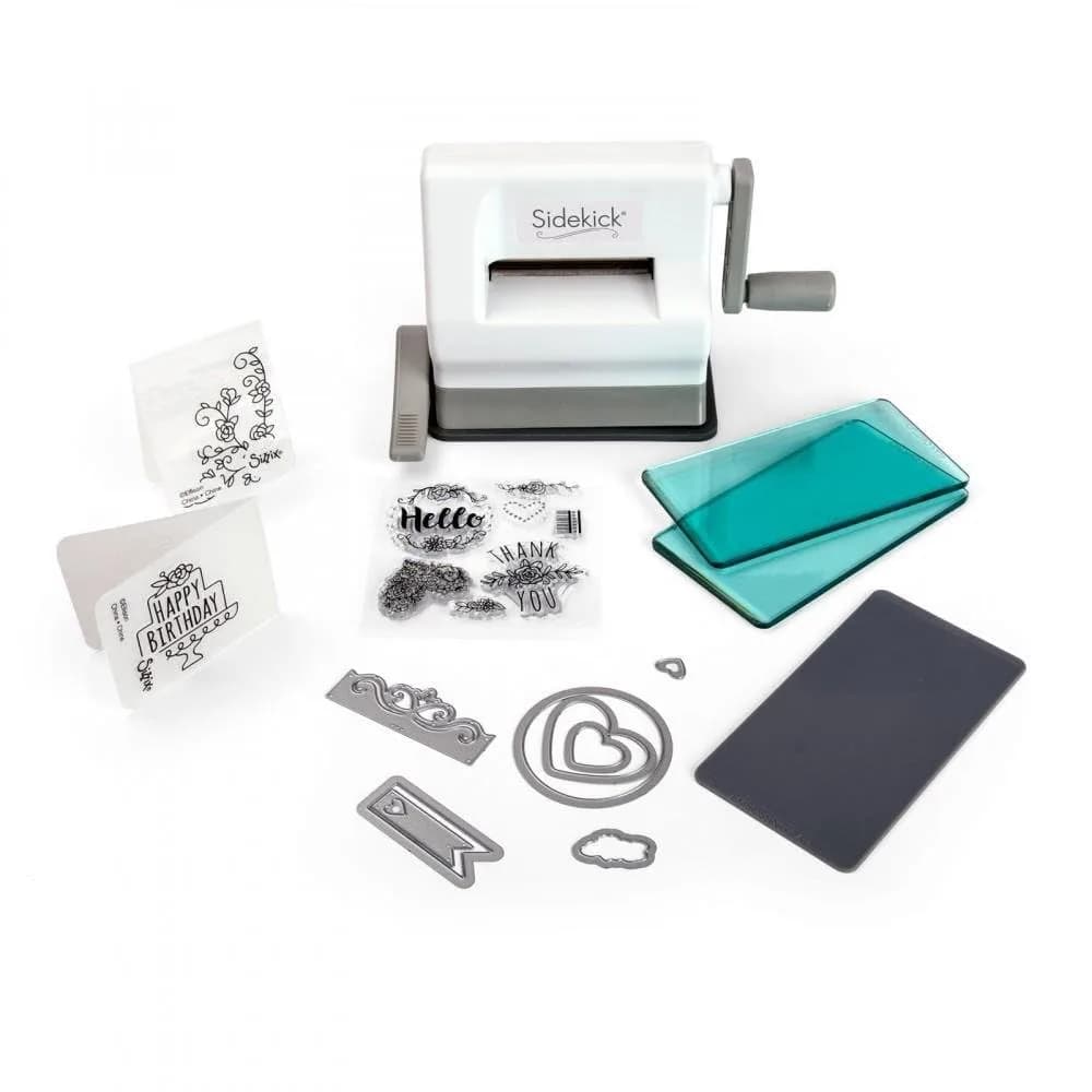Sizzix Sidekick Starter Kit 661770 Portable Manual Die Cutting & Embossing Machine 17.5cm (6.89") Opening | Arts & Crafts - main product image