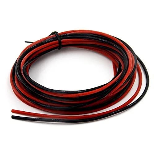 Haerkn 18 AWG Silicone Wire, 20 ft (6.1m) Total, 2 Colors (Black/Red), 600V, 200°C Rated thumbnail 9