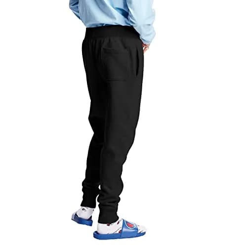 Champion Men's Reverse Weave Jogger, black/"c" logo, X-Small | Heavyweight fleece, classic fit, streetwear comfort thumbnail 2