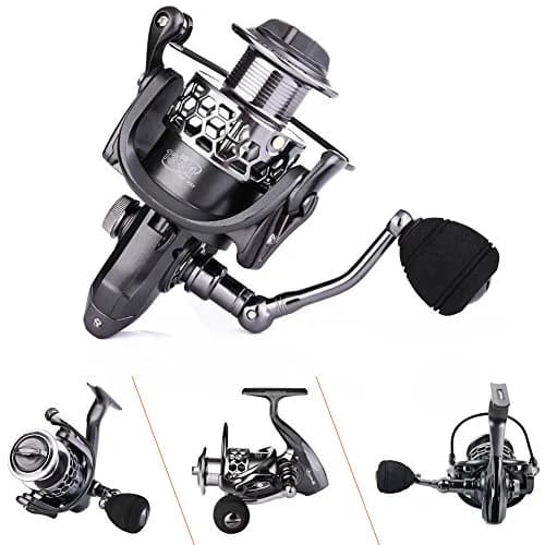 Sougayilang XY4000 Spinning Fishing Reel 380g (13.4 oz) | 13+1BB Ultra Smooth Aluminum with Free Spare Graphite Spool thumbnail 9