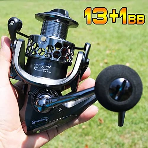 Sougayilang XY1000 Spinning Fishing Reel 210g (7.4oz) | 13+1BB Ultra Smooth Lightweight Aluminium thumbnail 6
