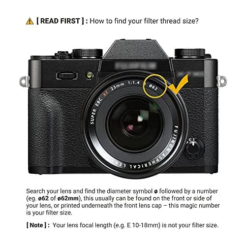JJC Multi-Coated 62mm UV Filter Lens Protector for DSLR Mirrorless Lens | 2.44" (62mm) Ultra Slim Optical Glass thumbnail 2