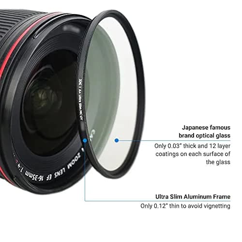 JJC 40.5mm UV Filter for Sony ZV-E10 II A6000 A6400 with 16-50mm Kit Lens | Protects Lens from Dust, Moisture, Scratches thumbnail 3