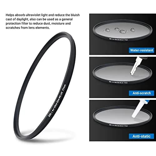 JJC Multi-Coated 82mm UV Filter Lens Protector for DSLR & Mirrorless Cameras thumbnail 4