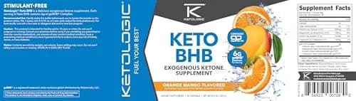 Ketologic Keto BHB (Orange Mango) 30 Servings | Supports Ketosis & Weight Loss thumbnail 5