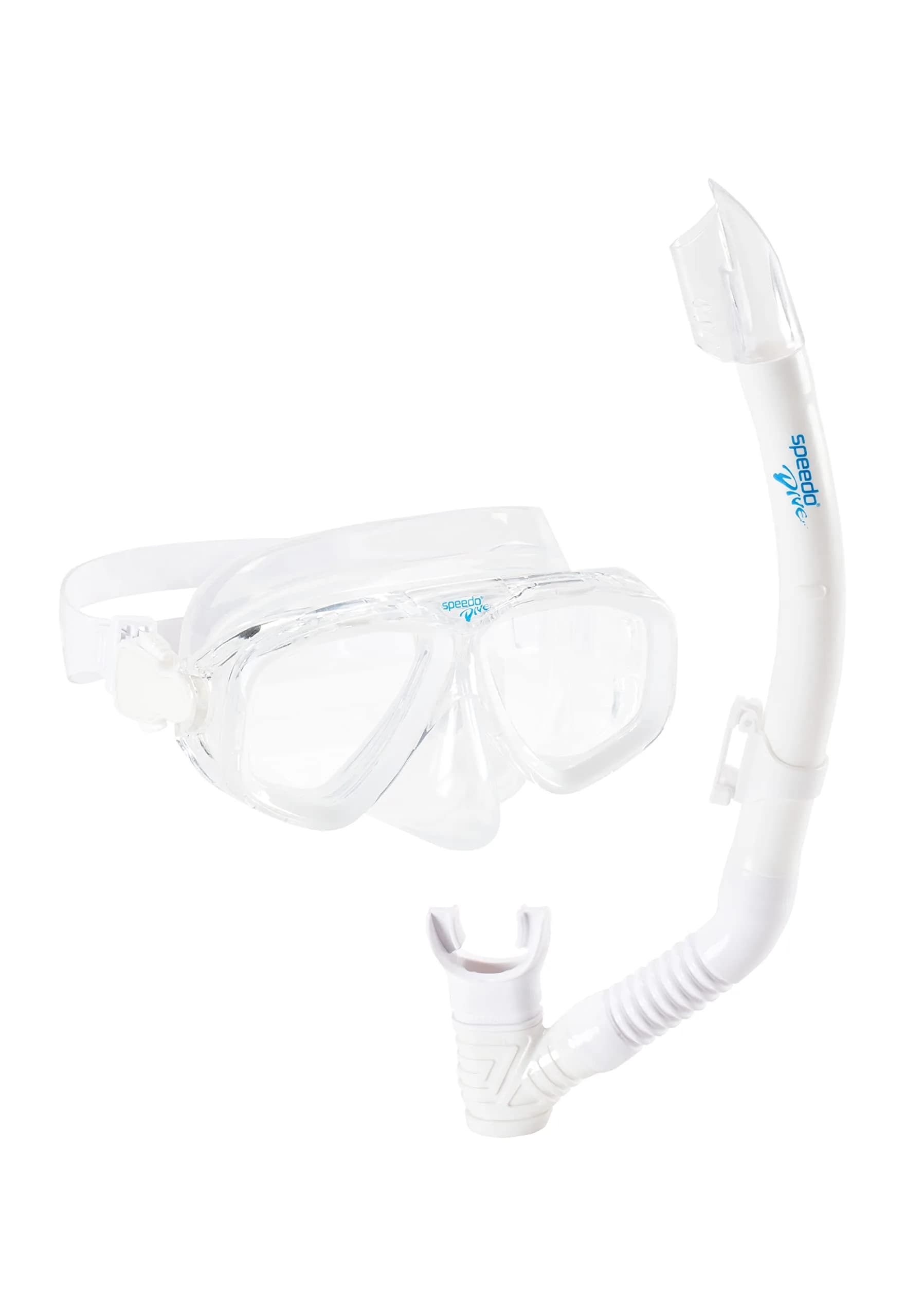 Speedo Unisex-Adult Swim Snorkel Dive Mask Anti-Fog with Nose Cover, Adventure Series, One Size | Silicone Comfort
