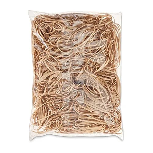 Amazon Basics Rubber Bands Size 33 (3.5 x 0.125 Inch) 1800 Bands | Natural Rubber, Tan, 3-Pack thumbnail 4