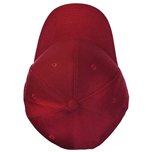 Falari Baseball Cap Adjustable Size for Running Workouts and Outdoor Activities All Seasons (1pc Burgundy) | Classic Sport Style thumbnail 4