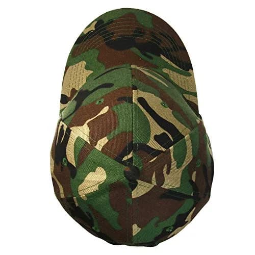 Falari Baseball Cap Adjustable Size for Running Workouts and Outdoor Activities All Seasons (1pc Woodland Camouflage) | Classic Sport Style thumbnail 4