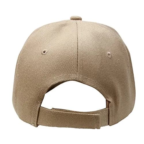 Falari Baseball Cap Adjustable Size for Running Workouts and Outdoor Activities All Seasons (1pc Khaki) | Classic Sun Protection thumbnail 3